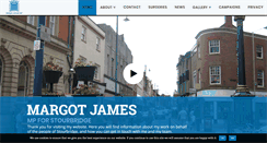 Desktop Screenshot of margotjames.com